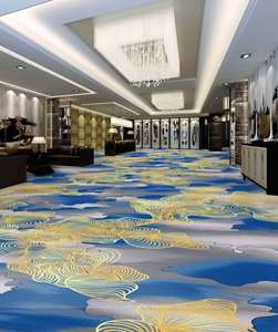 Super suave 1300 gsm material <span class=keywords><strong>de</strong></span> hilado <span class=keywords><strong>de</strong></span> la fibra <span class=keywords><strong>de</strong></span> polipropileno hotel corredor Alfombra <span class=keywords><strong>de</strong></span> pared a pared alfombra - Product Image 5