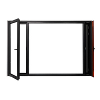 Ventana Abatible de Aluminio con Marco Delgado, Micro Ventilación, Rotura de Puente Térmico, Aislamiento Acústico, Doble Acristalamiento, Resistente al Viento
