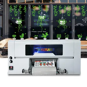Hycan a3 impressora transferência uv dtf, máquina de impressão do filme ab para copos, garrafa de vidro, caneta, melhor venda
