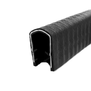 Joint extrudeuse de caoutchouc PVC en forme de U fabriqué en chine, avec ceinture en acier pour automobile, 6 pièces