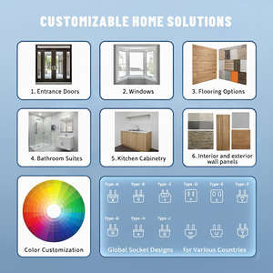 Kits de Diseño Completos para Casa Moderna, <span class=keywords><strong>Bonita</strong></span> y Resistente al Fuego, Tipo <span class=keywords><strong>Cabaña</strong></span> Apple, para Acampar en Zonas Recreativas y Resorts - Product Image 4