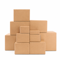 Boîtes en carton ondulé personnalisées, écologiques, réutilisables, double paroi, 5 plis, extra résistantes, résistantes aux UV, impression quadricolore, faible volume de chargement
