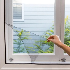 Factory Outlet18 * 16 <span class=keywords><strong>Mosquitera</strong></span> de fibra de vidrio recubierta de <span class=keywords><strong>Pvc</strong></span> negro Proteger la privacidad <span class=keywords><strong>Mosquitera</strong></span> <span class=keywords><strong>para</strong></span> puertas y ventanas <span class=keywords><strong>para</strong></span> puertas correderas - Product Image 5