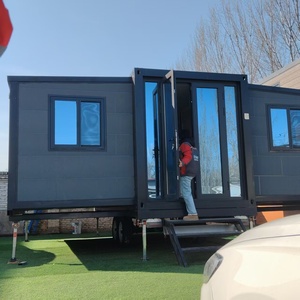 JUJIU prefabbricato espandibile pieghevole casa Mobile del contenitore a casa sulla ruota si può tirare e correre - Product Image 1