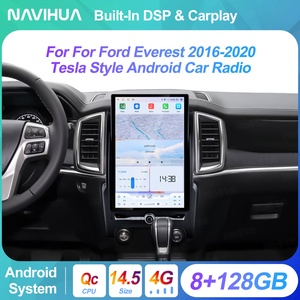วิทยุติดรถยนต์ Navihua ดีไซน์ใหม่ ขนาด 14.5 นิ้ว ระบบ Android พร้อมระบบนำทาง GPS มัลติมีเดีย Carplay เครื่องเสียงติดรถยนต์ สำหรับ Ford Ranger Everest ปี 2015-2020 - Product Image 2