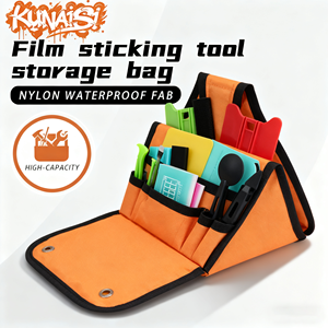 Bolsa Oxford Multibolsillos KUNAISI, Bolsa para Herramientas <span class=keywords><strong>de</strong></span> Coche, Cinturón, Ligera, Duradera, con Placa Metálica - Product Image 4