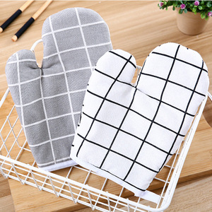 Baking tools, high temperature resistant and heat-proof <b>gloves</b>, thickened heat-insulating <b>gloves</b> for kitchen <b>ovens</b> and - Product Image 5