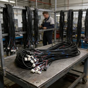 带颜色编码电线的批量多连接器线束组件，适用于商业制冷、暖通空调和工业设备 - Product Image 6