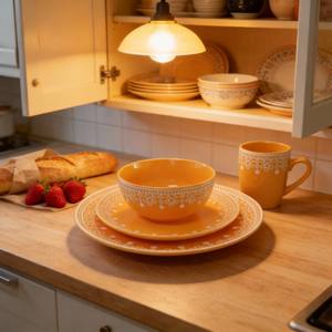 Juego de Vajilla de <span class=keywords><strong>Gres</strong></span> de 16 Piezas de Moda / Vajilla Pakistaní / Vajilla de Cerámica Contemporánea Grace Designs para Fiestas - Product Image 3