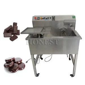 High Efficiency Commercial Chocolate Transfer Sheets Machine / Chocolate Making Machine for Small Production Price