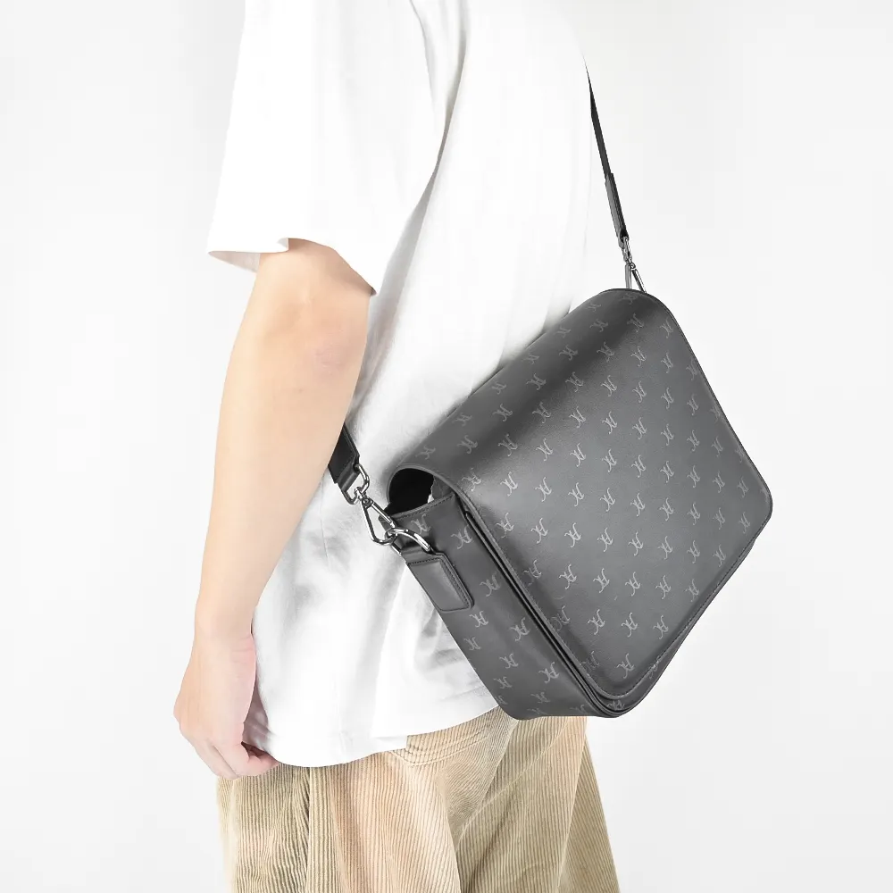 Luxury quality genuine leather men shoulder handbags fashion leather messenger bag crossbody bag for men high quality