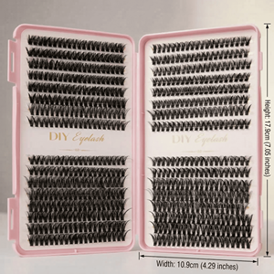 Kit de 640 bouquets de cils doux et moelleux à faire soi-même, mélange assorti 20D/40D/60D/80D, livre de cils individuels à 32 rangées, vente en gros - Product Image 4