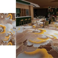 Tapis moderne de luxe en polypropylène tissé et tufté, durable, résistant aux taches et antidérapant, pour hall d'hôtel et salle d'exposition commerciale