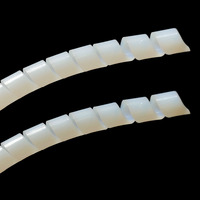 Tube de protection en PTFE spiralé résistant à la corrosion, manchon en PTFE spiralé, 5 mètres par ensemble