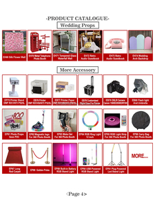 Xách tay vải Backdrop bao vây Photo Booth với đèn LED cho các bên và các sự kiện - Product Image 6