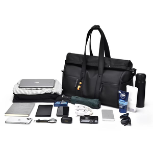 Bolsa de Viaje Casual, Bolsa de Gimnasio Expandible para Fin de Semana, con Separación para Artículos Secos y Húmedos, Bolsa de Fitness, Bolsa de Negocios, Bolsa de Lona de Poliéster - Product Image 6