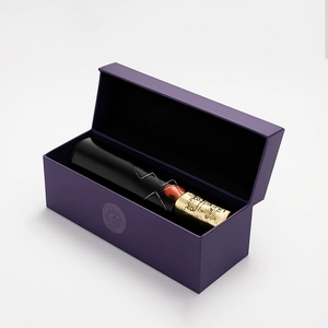 Custom Wine <b>Glass</b> <b>Boxes</b> for Crystal Goblets, Champagne & Red Wine Double Open Gift Sets - Product Image 1