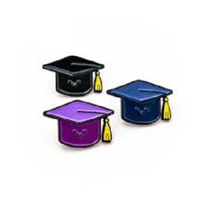 Wholesale Stock 2026 Gifts Metal Enamel Graduation <strong>Lapel</strong> <strong>Pins</strong> With <strong>Butterfly</strong> Clip - Product Image 2