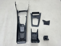Finitions intérieures en fibre de carbone sèche, console centrale CSL pour BMW G87 M2 G80 M3 G82 M4, accessoires intérieurs de voiture