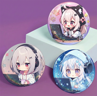 Badges et broches tendance à l'effigie de personnages de dessins animés, épingles personnalisées avec logo doré peint sur mesure, forme personnalisée, accessoires pour usage quotidien
