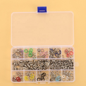 100/200 Set 10 <strong>Color</strong> Metal Sewing <strong>Buttons</strong> Hollow/<strong>Solid</strong> Prong Press Studs Snap Fasteners for Installing Clothes Bags Plier Tool - Product Image 5