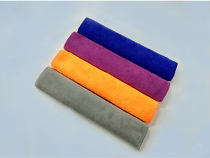 Serviette de séchage pour voiture en microfibre haute absorption, personnalisée, 30*30 40*40 cm, 400 GSM, non pelucheuse, pour lavage et nettoyage automobile - Product Image 6