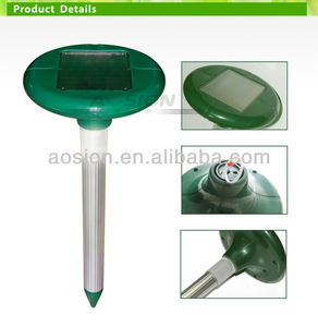 Logo personnalisé pelouse alimenté par ultrasons dissuader taupe souris répulsif campagnol Gopher taupe répulsif LED pour cour <span class=keywords><strong>jardin</strong></span> manoir - Product Image 5