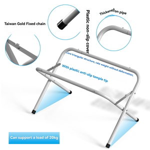 Soporte Plegable Ecológico <span class=keywords><strong>para</strong></span> Bañar Mascotas con Malla de 8 Agujeros <span class=keywords><strong>para</strong></span> <span class=keywords><strong>Perros</strong></span> y Gatos, Ayuda <span class=keywords><strong>para</strong></span> el Corte de Uñas y Aseo, Soporte Estable Antideslizante <span class=keywords><strong>para</strong></span> Baño - Product Image 5