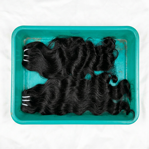 100% Unprocessed Natural Curly Natural Color <b>Cheap</b> Virgin Raw Types Real Unprocessed Curly Human Hair <b>Extensions</b> Price - Product Image 1