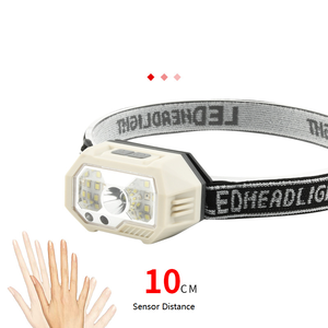 USB Rechargeable Portable Powerful <b>Led</b> Cob <b>Motion</b> <b>Sensor</b> Headtorch Headlamp Waterproof Running Outdoor Camping Fishing FX-HP002A - Product Image 3