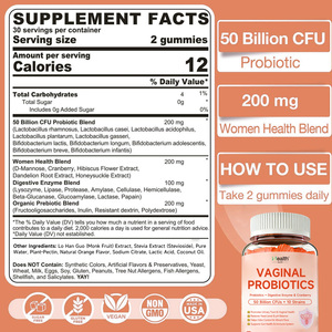 Gummies Probiotiques Personnalisées OEM pour le Soutien Digestif et Intestinal, Soulagement de la CFS, Prébiotiques, Marque Privée pour Femmes, Usine GMP, Vente en Gros Testée - Product Image 3