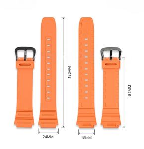 Bracelet de montre en caoutchouc pour modèles G-SHOCK à boîtier carré AE-1200/1300/W-216H/SGW-400, avec bracelets de 18 mm - Product Image 3