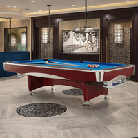 Table de billard personnalisée haut de gamme de style moderne et luxueux de 30 ans Système de retour automatique en bois massif durable de haute qualité pour piscine