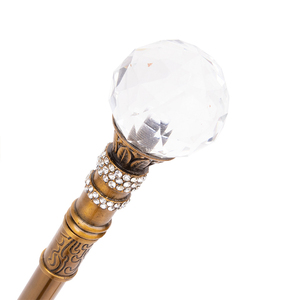 Bastón Transparente con Punta de Bola, Bastón, Cetro, Bastón Metálico Creativo <span class=keywords><strong>para</strong></span> <span class=keywords><strong>Caballero</strong></span>, Bastón Moderno y Elegante - Product Image 4