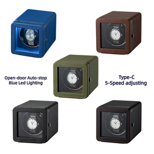 <span class=keywords><strong>Caja</strong></span> para Reloj Automático Individual con Puerto Tipo-C, 5 Modos de Rotación y Sensor Inteligente de Apertura Automática con Parada Automática - Product Image 1