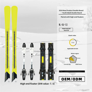 Ensemble <span class=keywords><strong>de</strong></span> <span class=keywords><strong>ski</strong></span> double planche pour collégiens, hommes et femmes, débutants, luge, canne, <span class=keywords><strong>chaussures</strong></span> <span class=keywords><strong>de</strong></span> neige, snowboard, double planche - Product Image 6