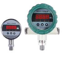 Contrôleur de pressostat en acier inoxydable IP65 avec sortie relais RS485 4-20 mA, précision 0,5 % FS, applications huile, eau, air