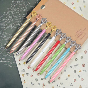 Logo personnalisé de luxe Fashional couronne métal stylo cadeau de mariage de haute qualité stylo 1.0mm largeur d'écriture roi reine stylo - Product Image 6