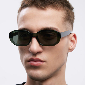 Lma USA Vente Flash 1004 Lunettes de Soleil Carrées Rétro de Marque Tendance Designer Style Vintage Rectangulaire pour Femmes et Hommes Logo Personnalisé - Product Image 2