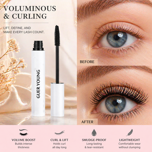 Makeup 3D Gel Herbal Waterproof Long Lasting Non Smudging Natural Dense Thick Volume Curling for - Product Image 1