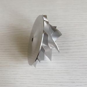 XX8849-<span class=keywords><strong>2</strong></span> Balik GTX3071, 54.06/71.40Mm 7 + 7 Bilah Kinerja Lubang: 6.01 Aluminium 2618/Roda Kompresor Billet untuk 803712-0001 - Product Image 5