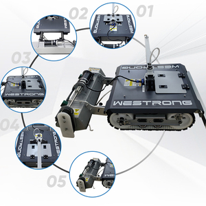 Vendita calda produzione di qualità rapida rimozione della polvere Multi modalità di commutazione <span class=keywords><strong>Multifit</strong></span> pannello solare pulizia Robot pannello fotovoltaico - Product Image 2