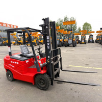 Chariot élévateur électrique compact et abordable à batterie lithium-ion contrepoids pour la manutention des matériaux en entrepôt et en usine