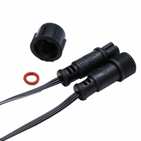 Câble d'extension d'alimentation étanche M10 fileté pour bande lumineuse, 150 mm, 10 A, multipin mâle-femelle, prise aviation IP67 pour drones