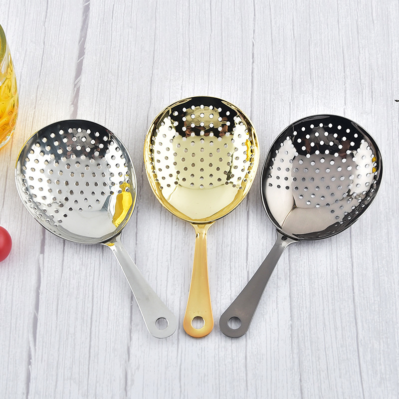 Stainless Steel Cocktail Julep Strainer Metal
