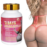 Capsule d'amélioration des fesses, marque privée OEM/ODM, supplément à base de plantes, booster de fesses, lifting et raffermissement, capsule d'agrandissement des hanches