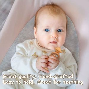 Fun Baby Gift Set Wholesale Custom New Baby Gift Basket with Baby Blanket Cute Wooden Rattle Toys 2024 New Mom Gift Basket - Product Image 5