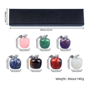 Phổ Biến Bộ Quà Tặng 7 Chakra Tinh Thể Chữa Bệnh Đá Nhỏ Táo 20Mm Trang Trí Đá Quý Trang Trí Cho Giáng Sinh Ngày Lễ Bạn Bè - Product Image 6