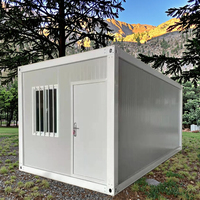 Maison mobile préfabriquée détachable personnalisée, petite maison, expédition rapide, construction préfabriquée, maison en conteneur à plat