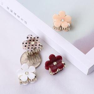 Mini Pinzas para el Cabello con Diseño de Flores Coloridas para Niñas, Pinzas Pequeñas de Acetato y Metal para Bebés - Product Image 5